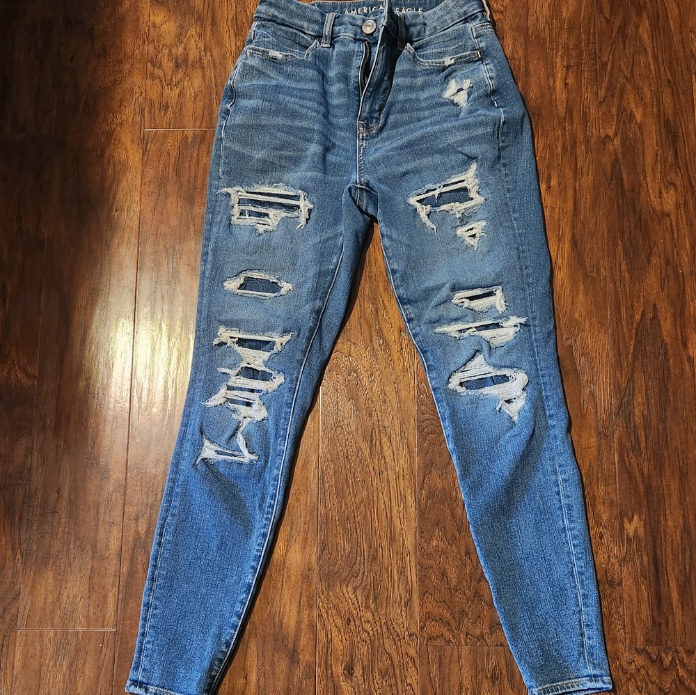 American Eagle The Dream Jean Curvy Hi rise Jegging, 2 Regular